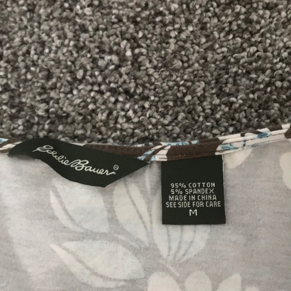 Eddie Bauer Dresses & Skirts - A blue, brown, and white dress